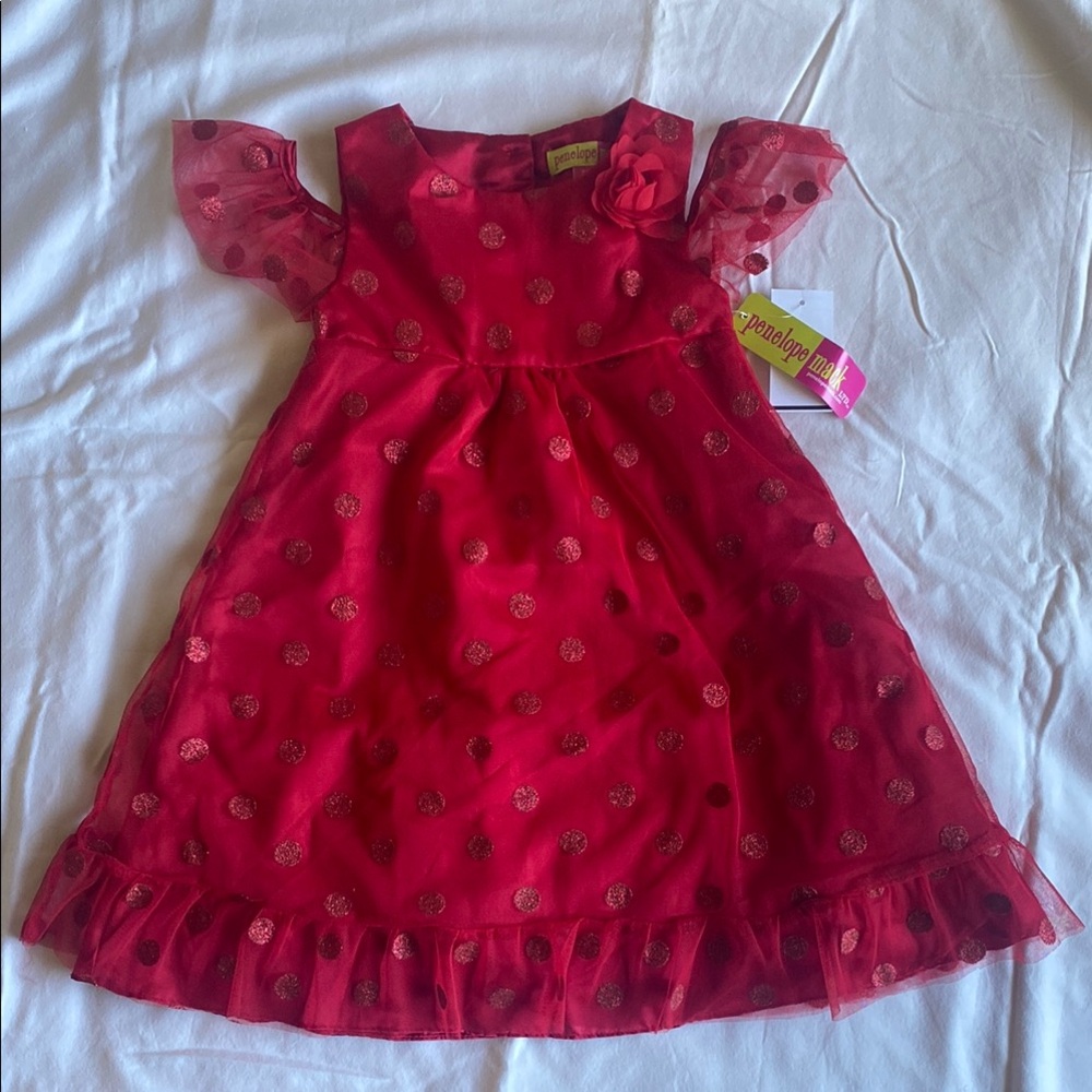 Toddler Penelope Mack Red Dress